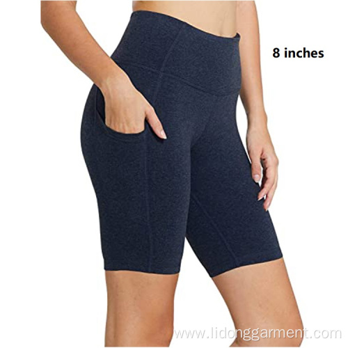 high waist yoga gym short pant fashion wear